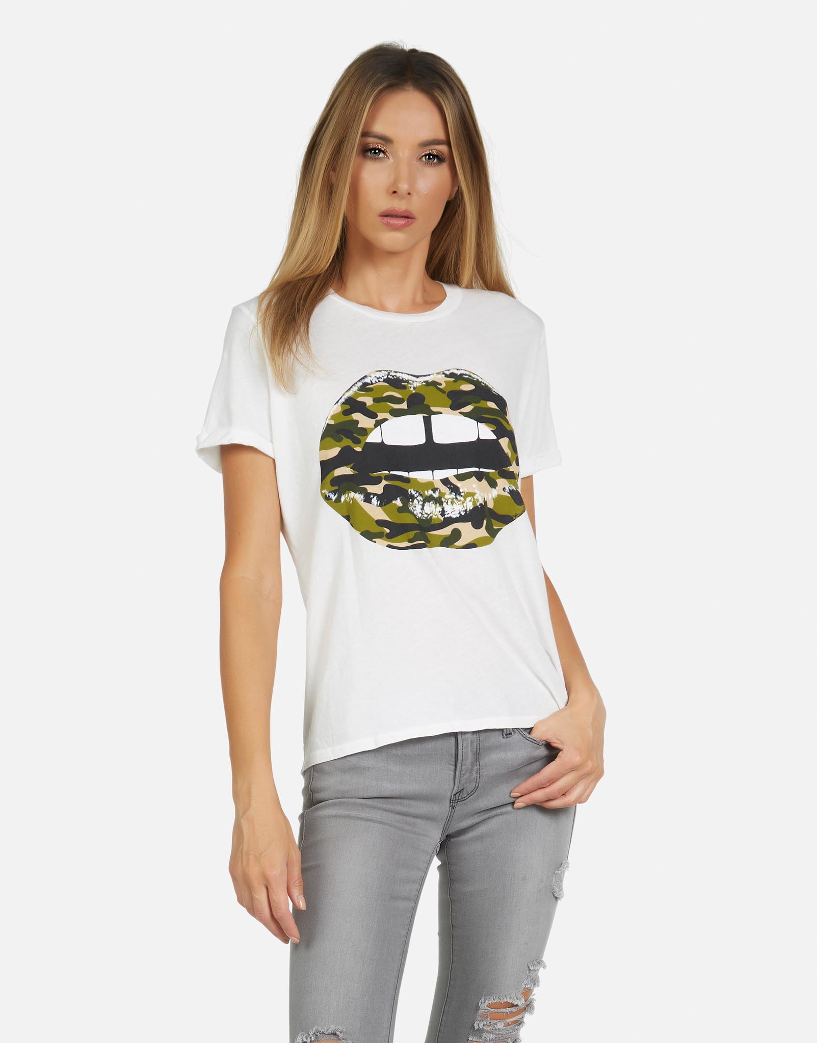 Lauren Moshi Women's Edda Camo Lip - 
