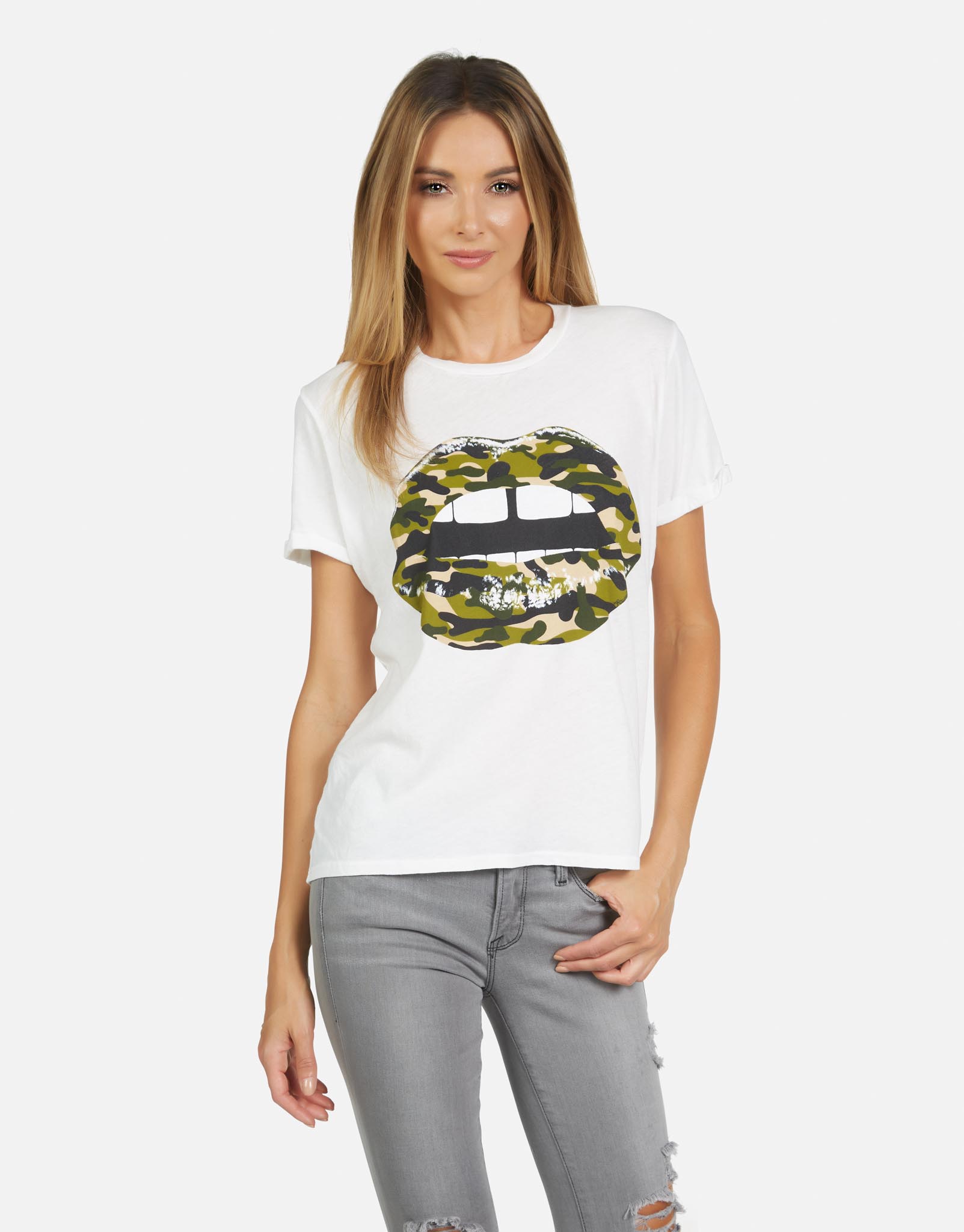 Lauren Moshi Women's Edda Camo Lip - 