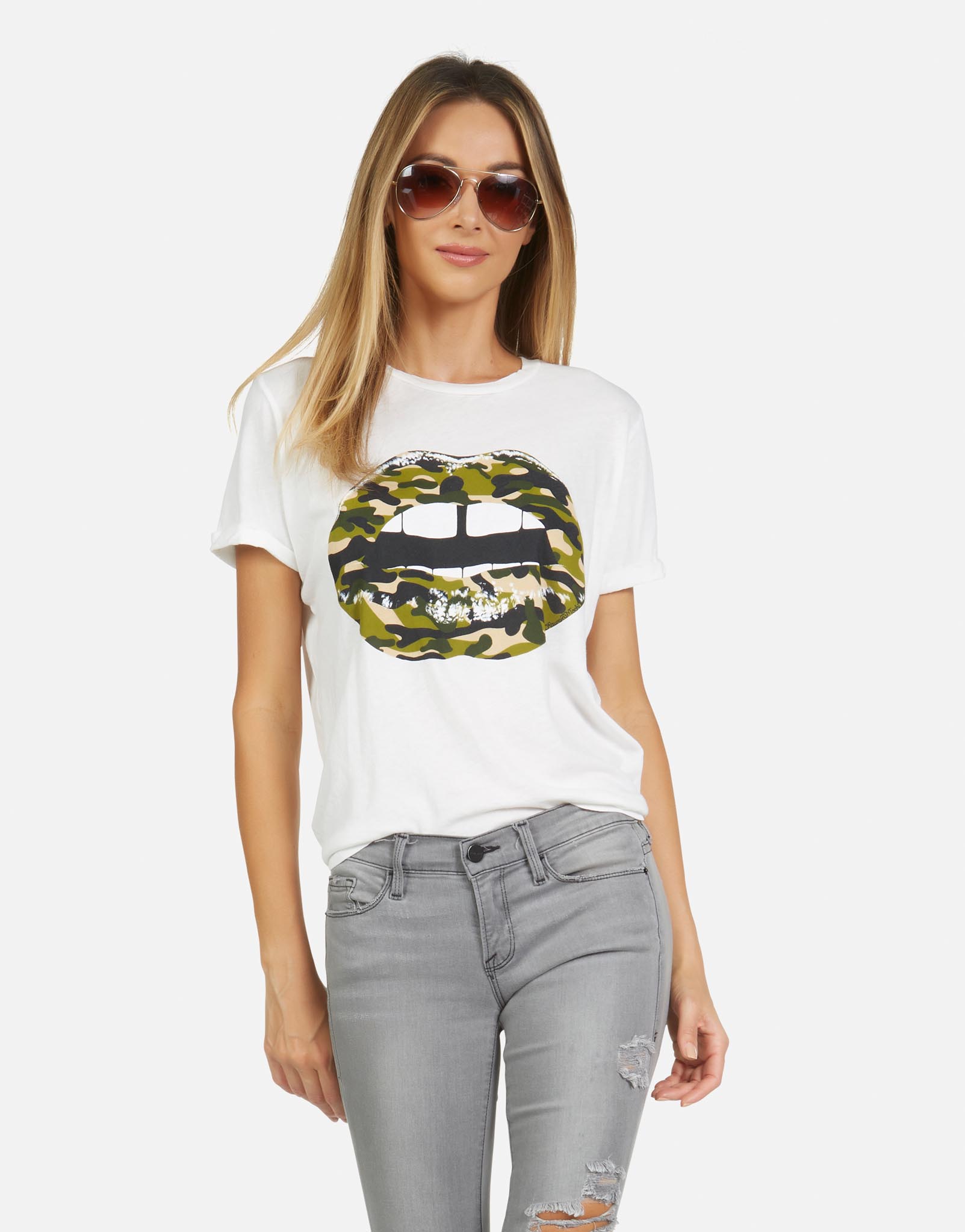 Lauren Moshi Women's Edda Camo Lip - 