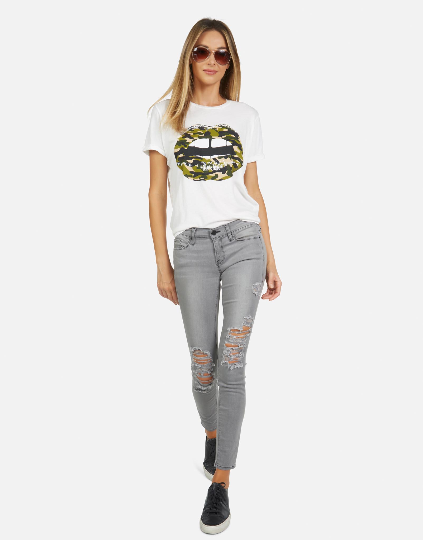 Lauren Moshi Women's Edda Camo Lip - 