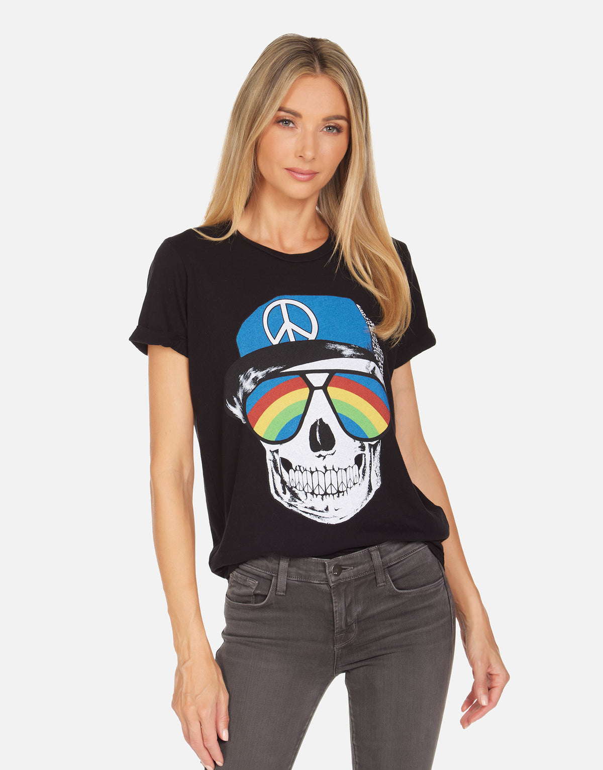 Edda Rainbow Peace Skull