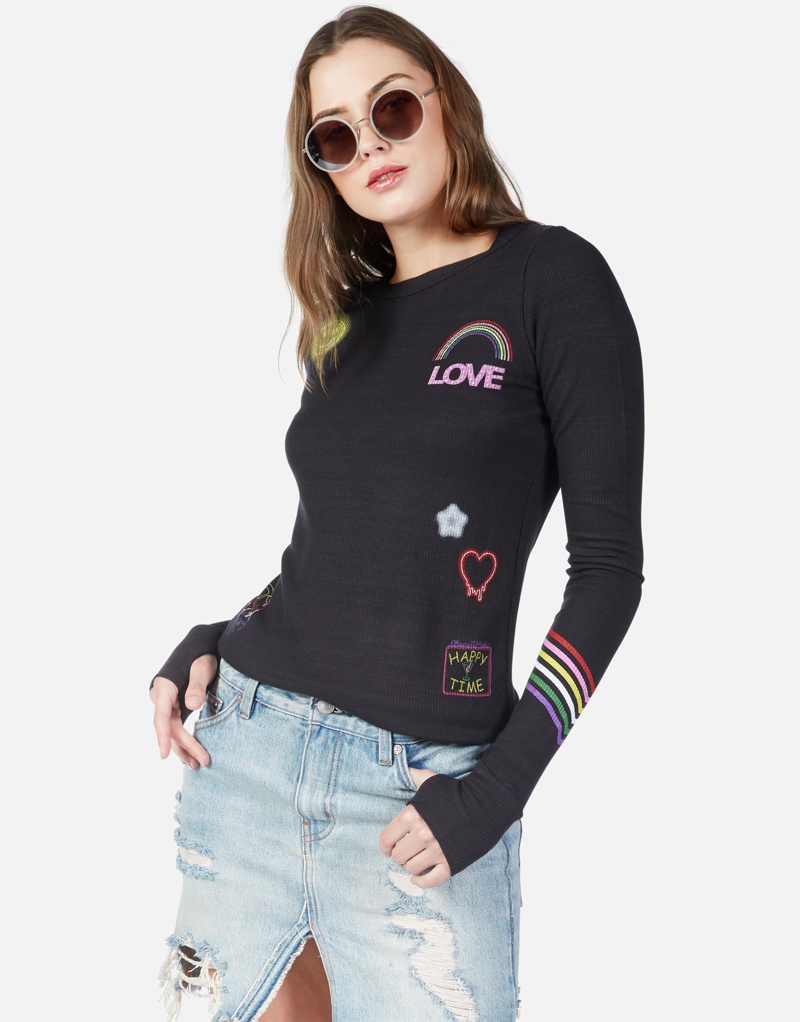 Lauren Moshi Women's Mckinley Neon Signs - 