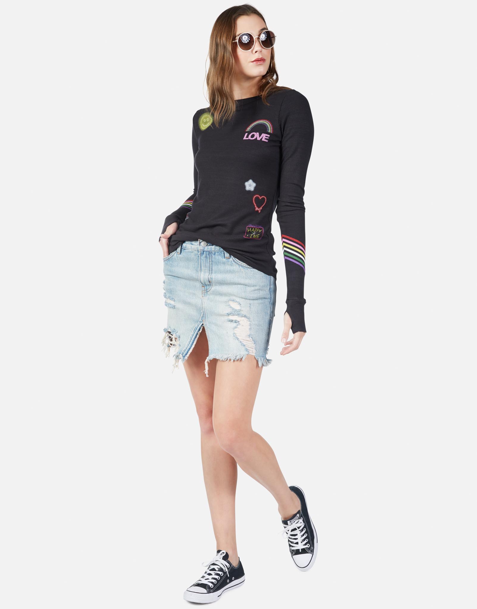 Lauren Moshi Women's Mckinley Neon Signs - 
