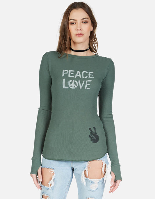 Lauren Moshi Women's Mckinley Peace Love Spray - 