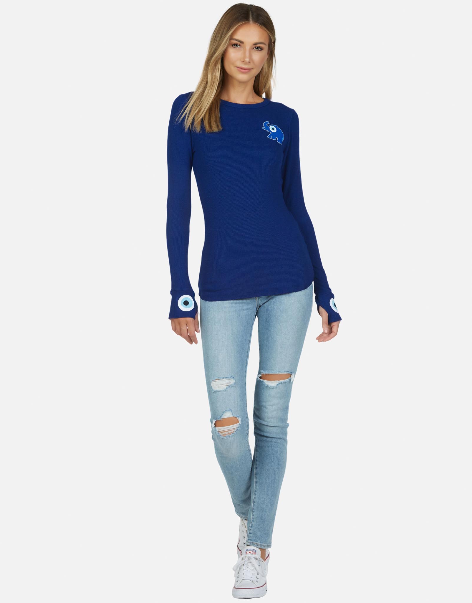 Lauren Moshi Women's Mckinley Evil Eye Elephant - 