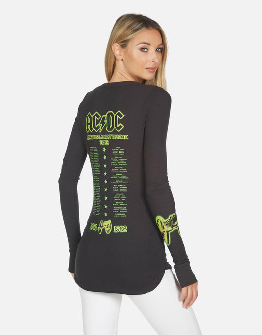Lauren Moshi X ACDC Women's McKinley AC/DC Neon Stud - 