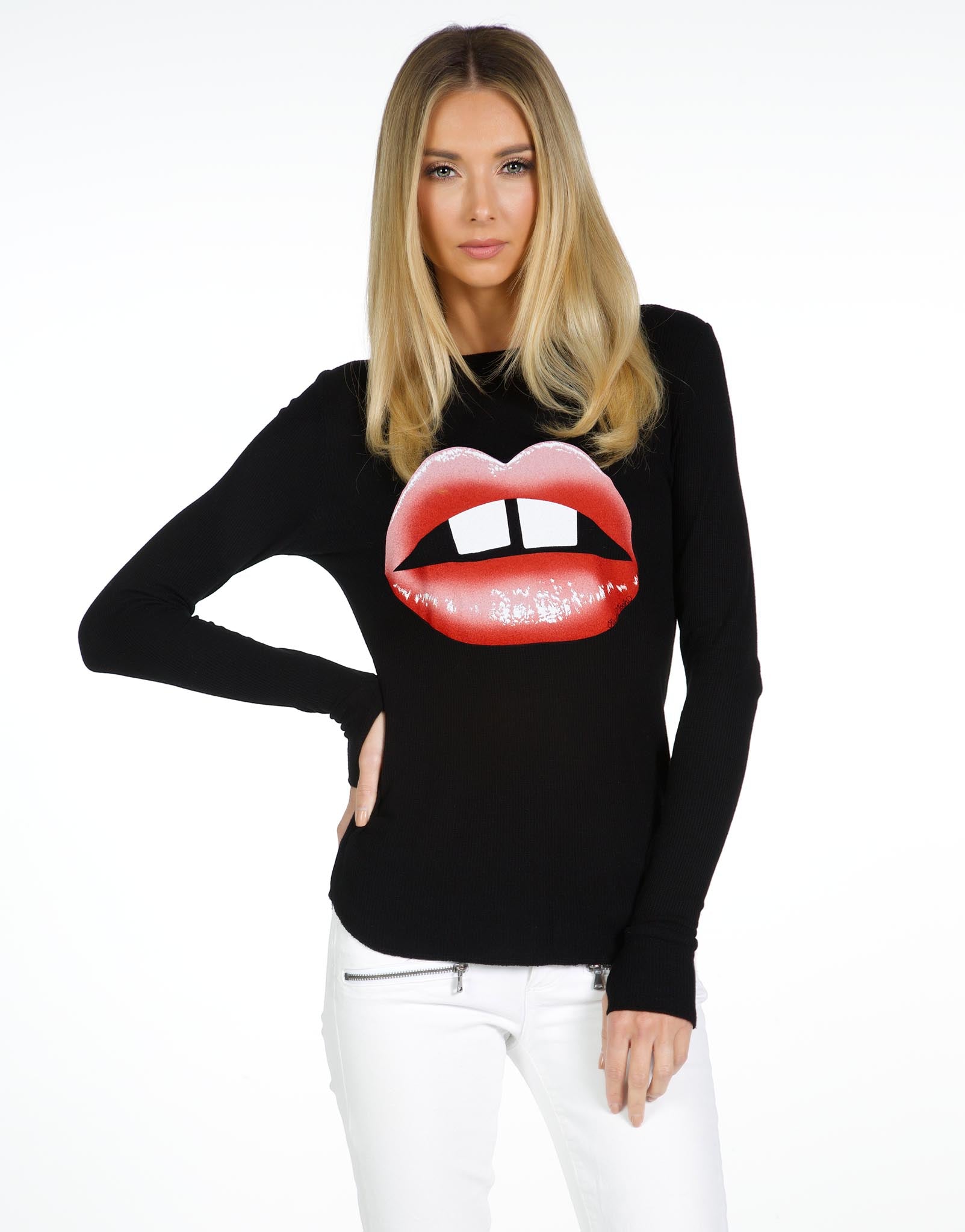 Lauren Moshi X Women's McKinley X Gap Tooth Lips - 