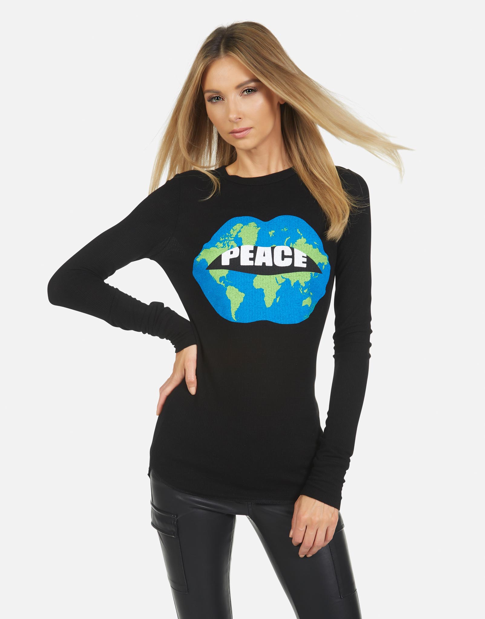 Lauren Moshi Women's Mckinley X World Peace Lips - 