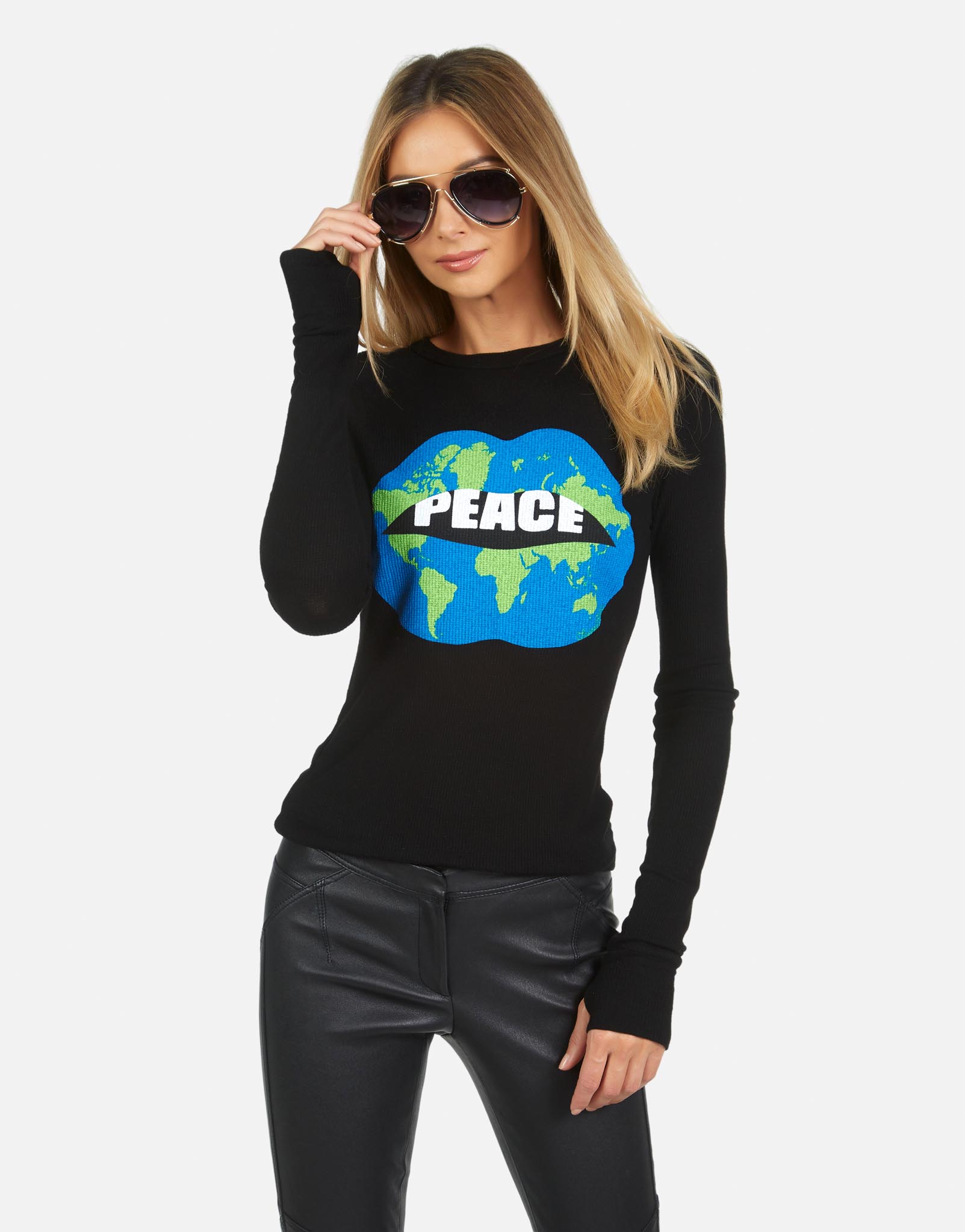 Lauren Moshi Women's Mckinley X World Peace Lips - 