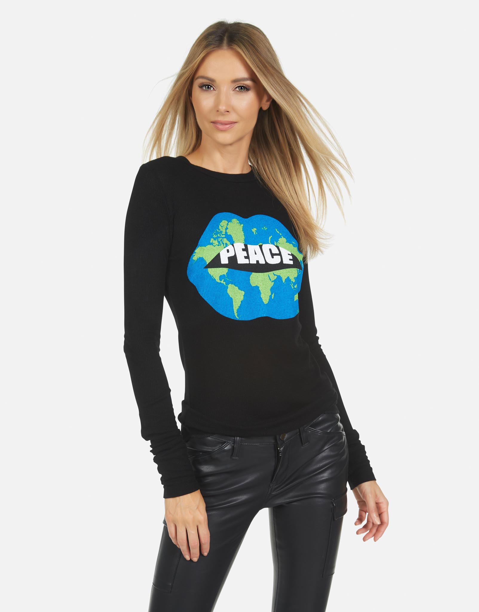Lauren Moshi Women's Mckinley X World Peace Lips - 