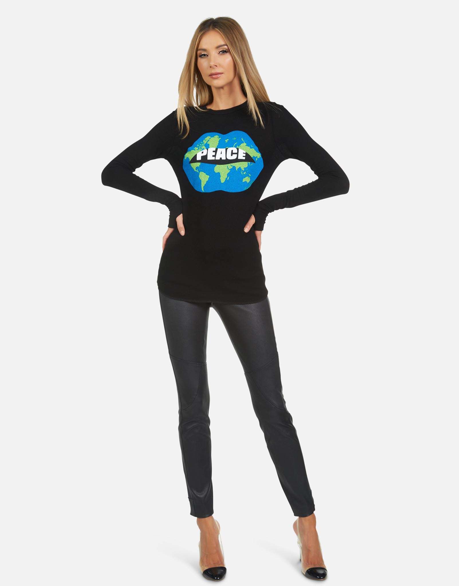 Lauren Moshi Women's Mckinley X World Peace Lips - 