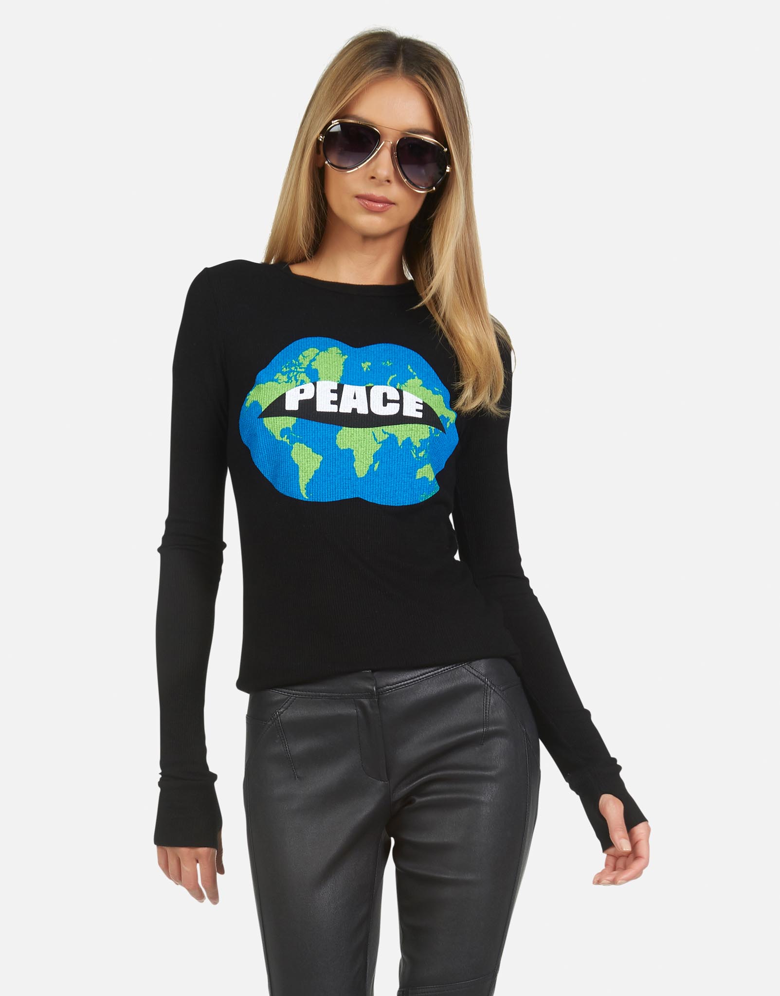 Lauren Moshi Women's Mckinley X World Peace Lips - 
