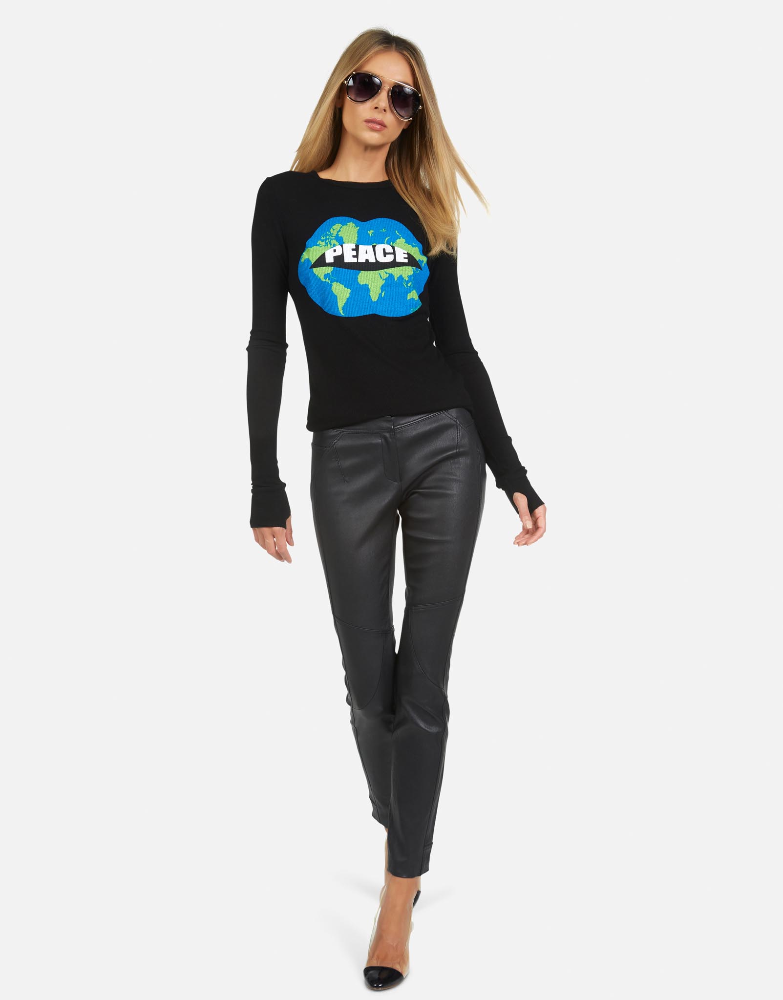 Lauren Moshi Women's Mckinley X World Peace Lips - 