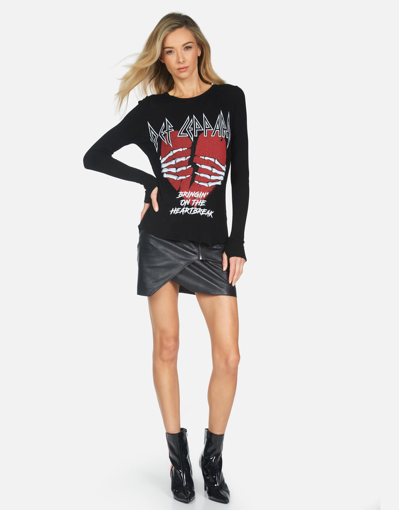 Lauren Moshi X Women's McKinley X Def Leppard Heartbreak - 