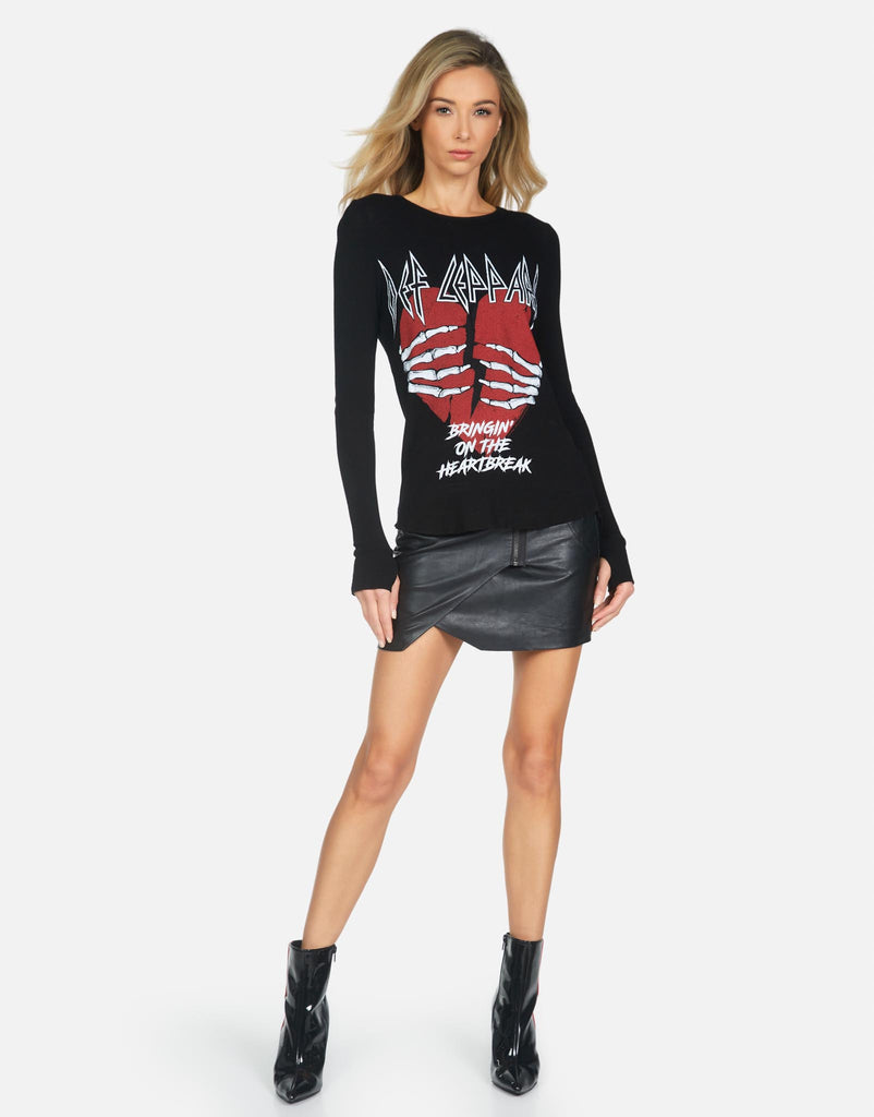 Lauren Moshi X Women's McKinley X Def Leppard Heartbreak - 