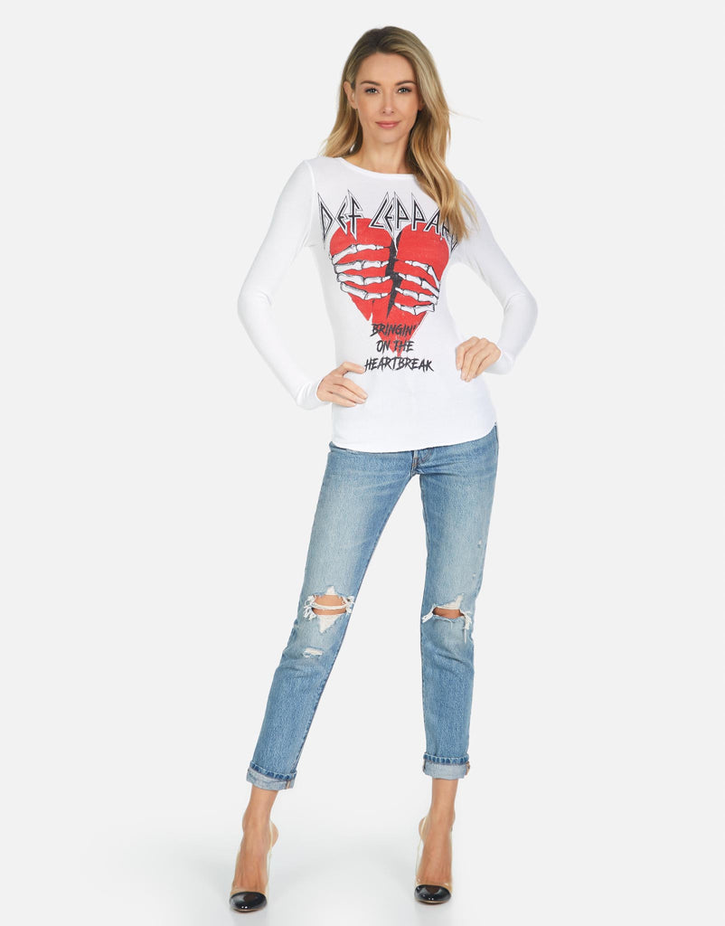 Lauren Moshi X Women's McKinley X Def Leppard Heartbreak - 