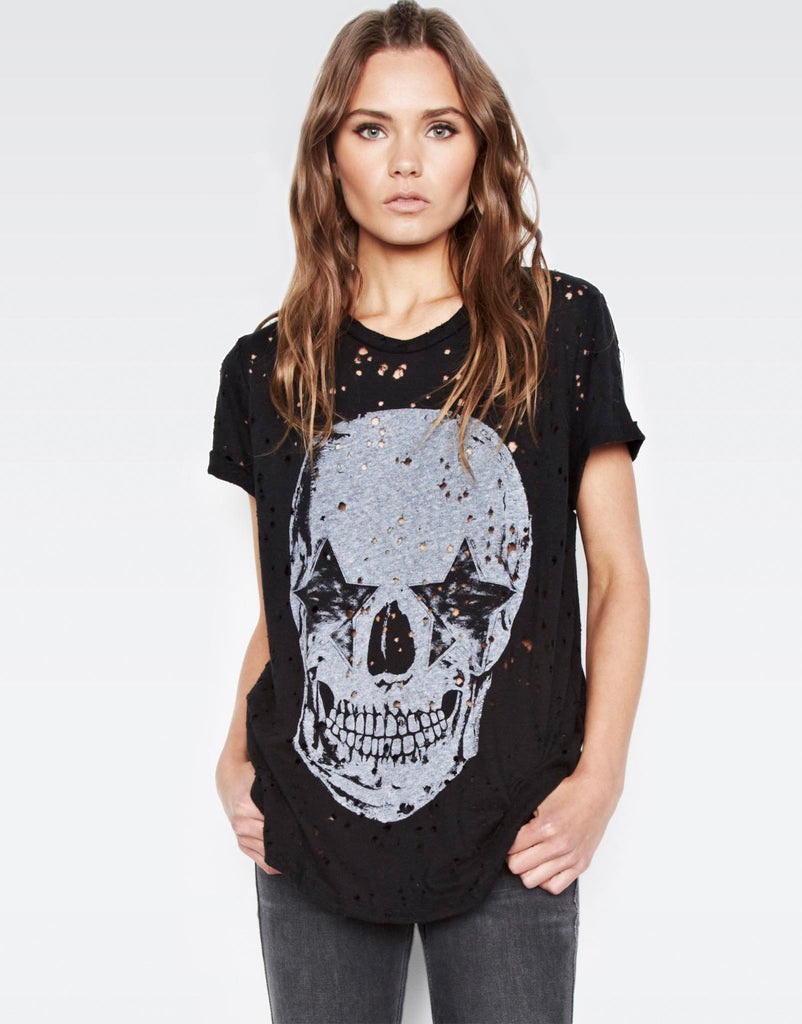 Lauren Moshi Women's Bess Star Eye Skull - Black