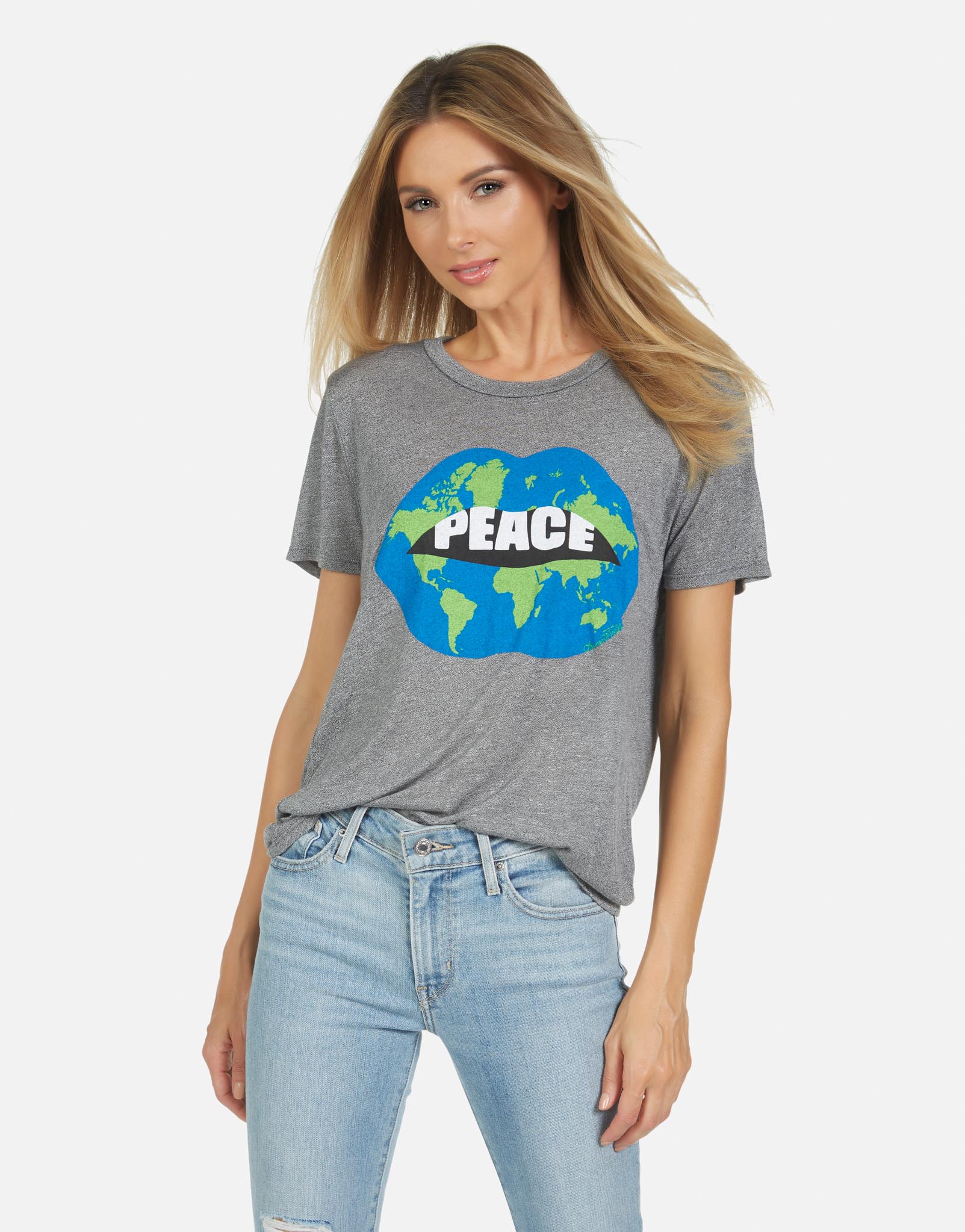 Lauren Moshi Women's Capri World Peace Love - XS