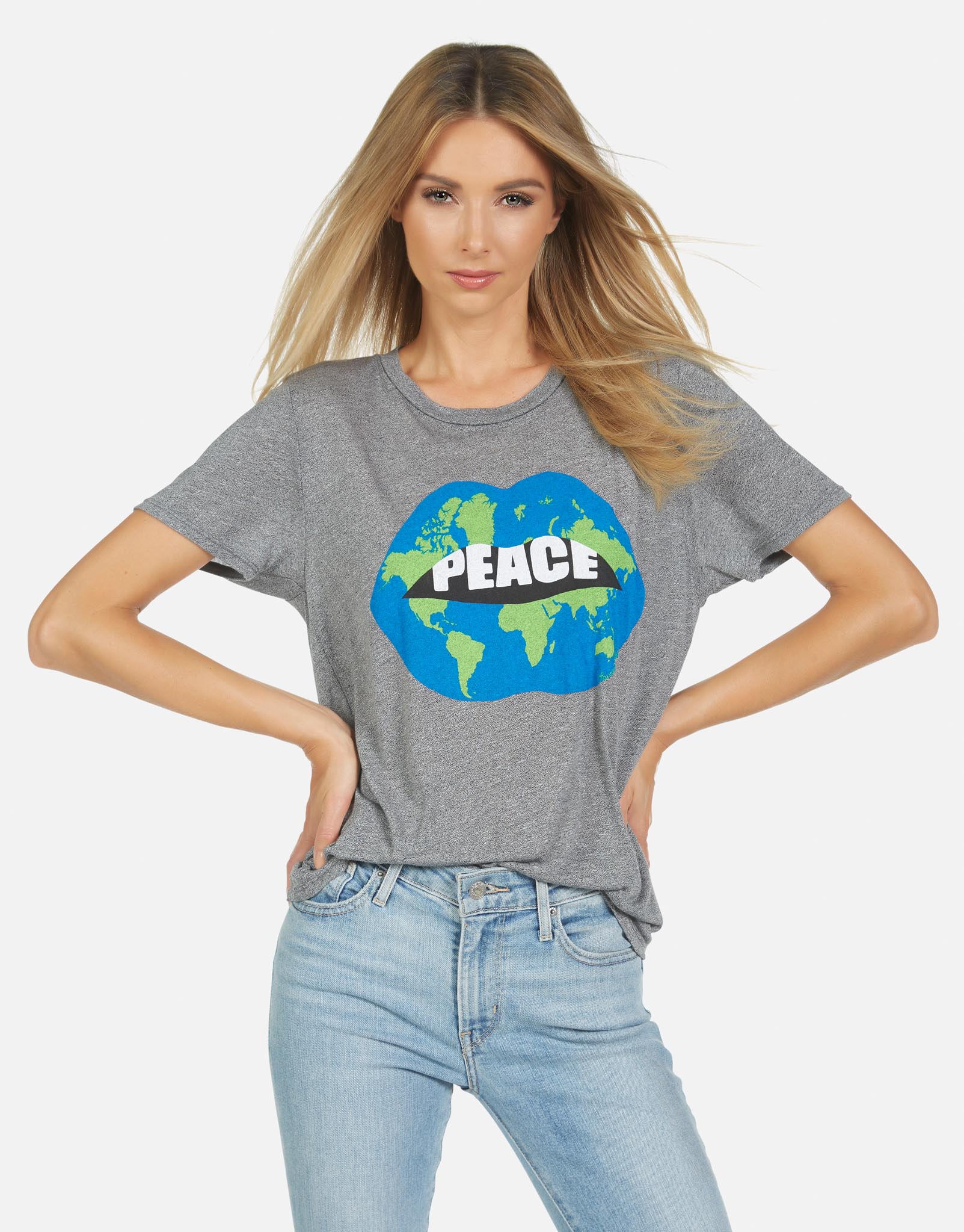 Lauren Moshi Women's Capri World Peace Love - 