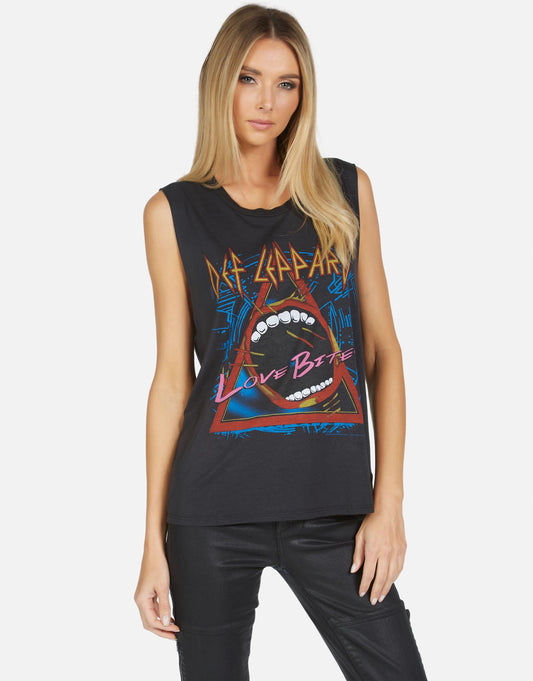 Lauren Moshi X Def Leppard Women's Kel Love Bites - Onyx