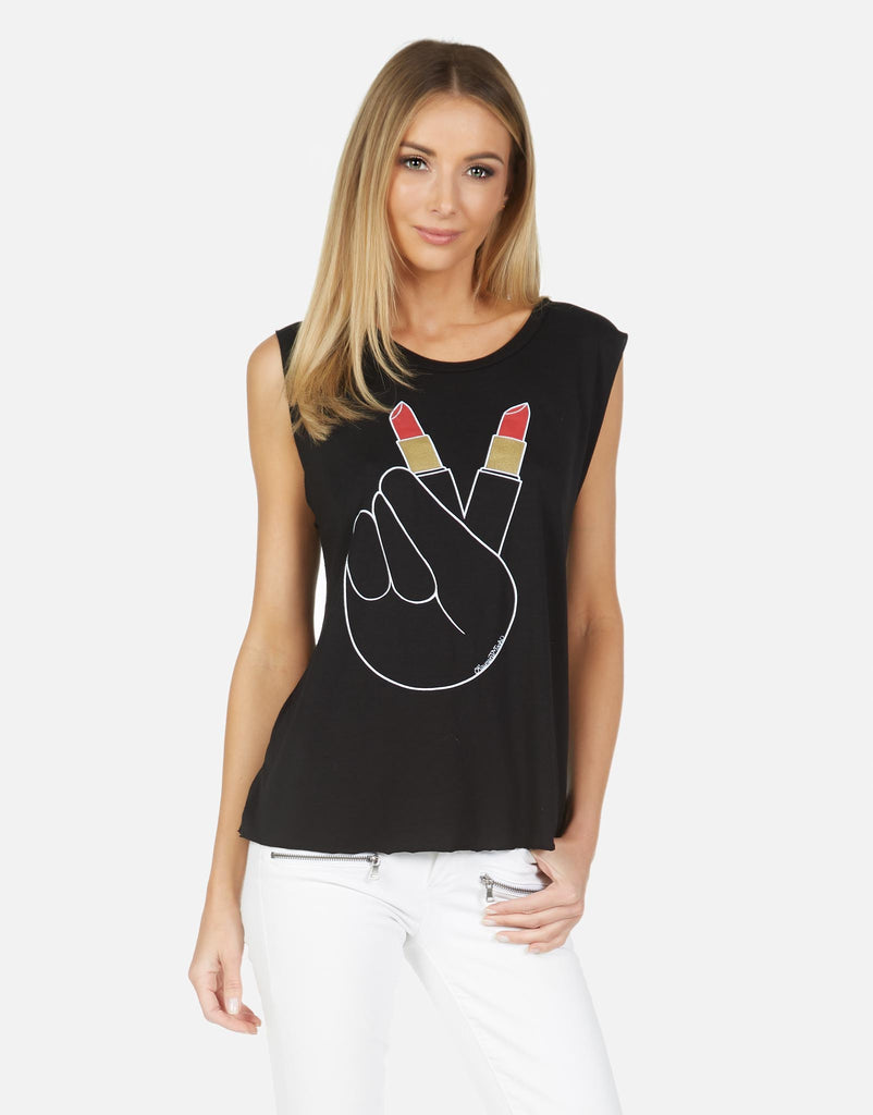Lauren Moshi Women's Kel Lipstick Peace - XS