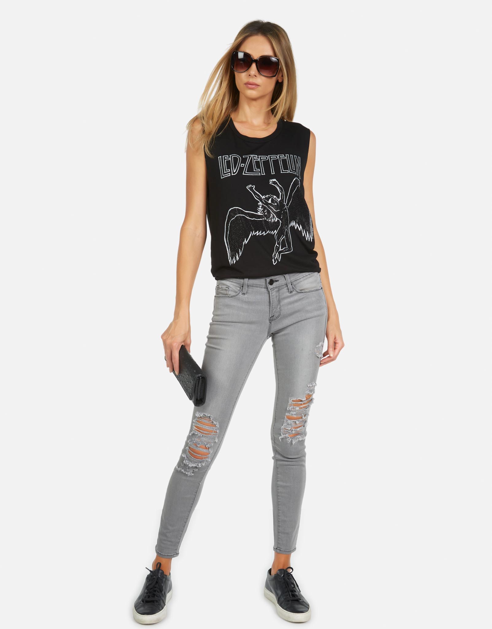 Lauren Moshi X Led Zeppelin Women's Kel Led Zeppelin Outline - 