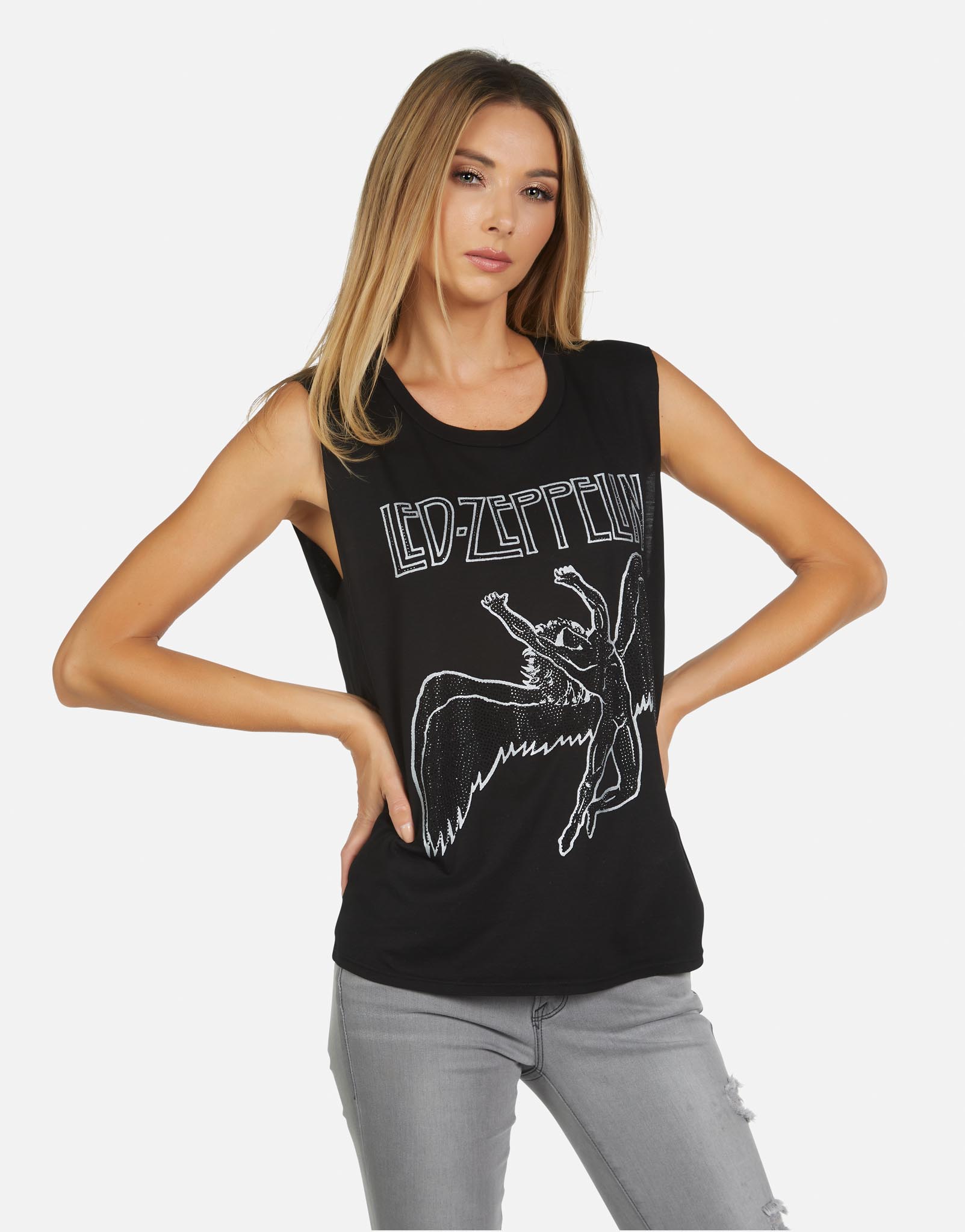 Lauren Moshi X Led Zeppelin Women's Kel Led Zeppelin Outline - 