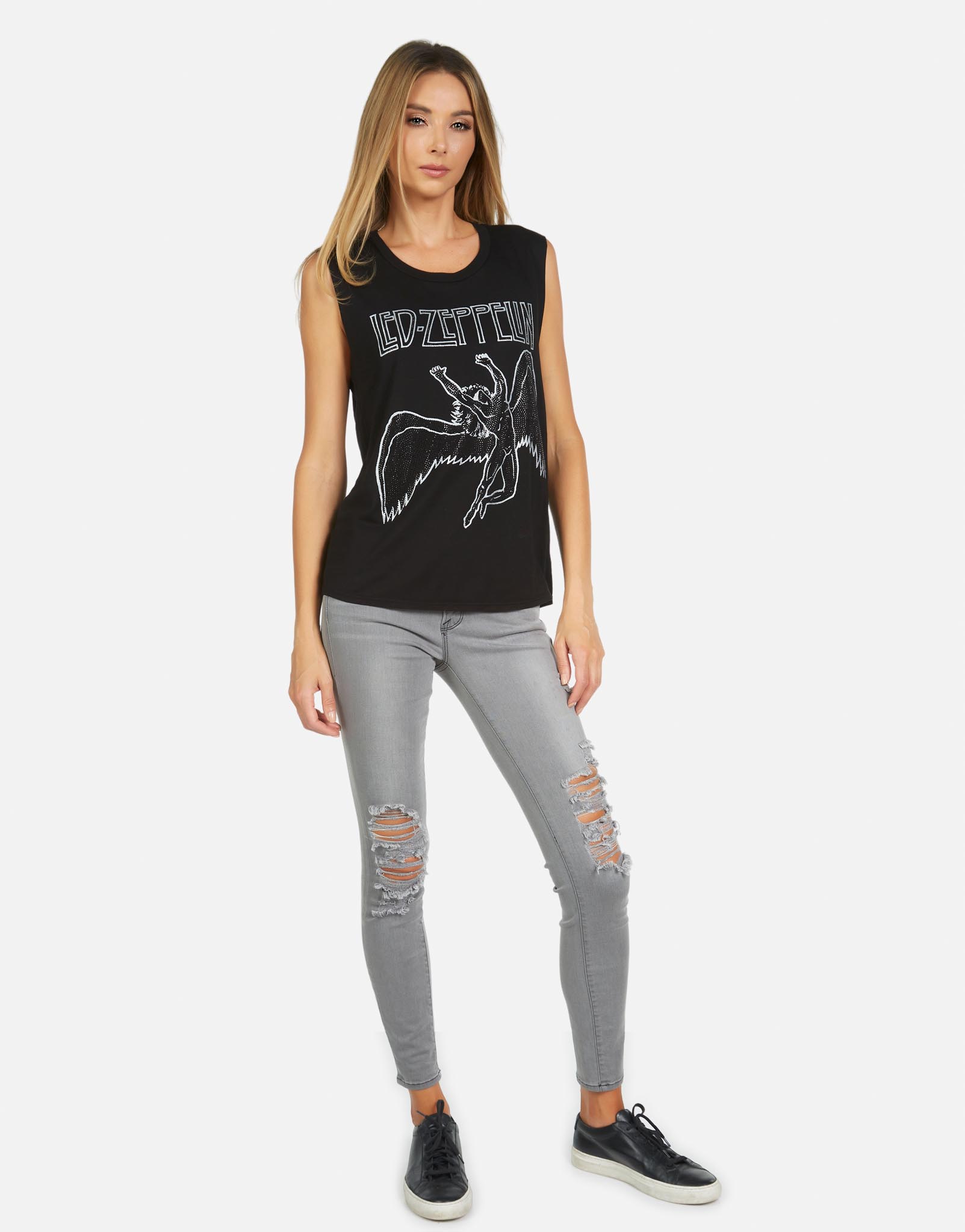Lauren Moshi X Led Zeppelin Women's Kel Led Zeppelin Outline - 
