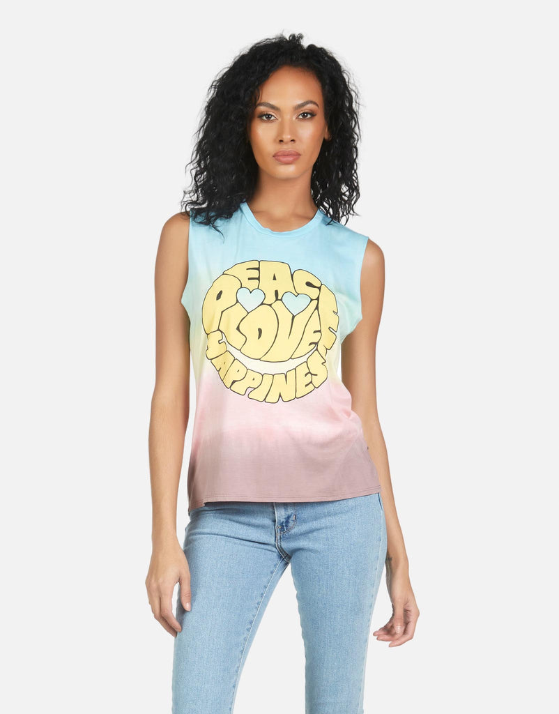 Lauren Moshi Women's Kel Text Happy Face - 