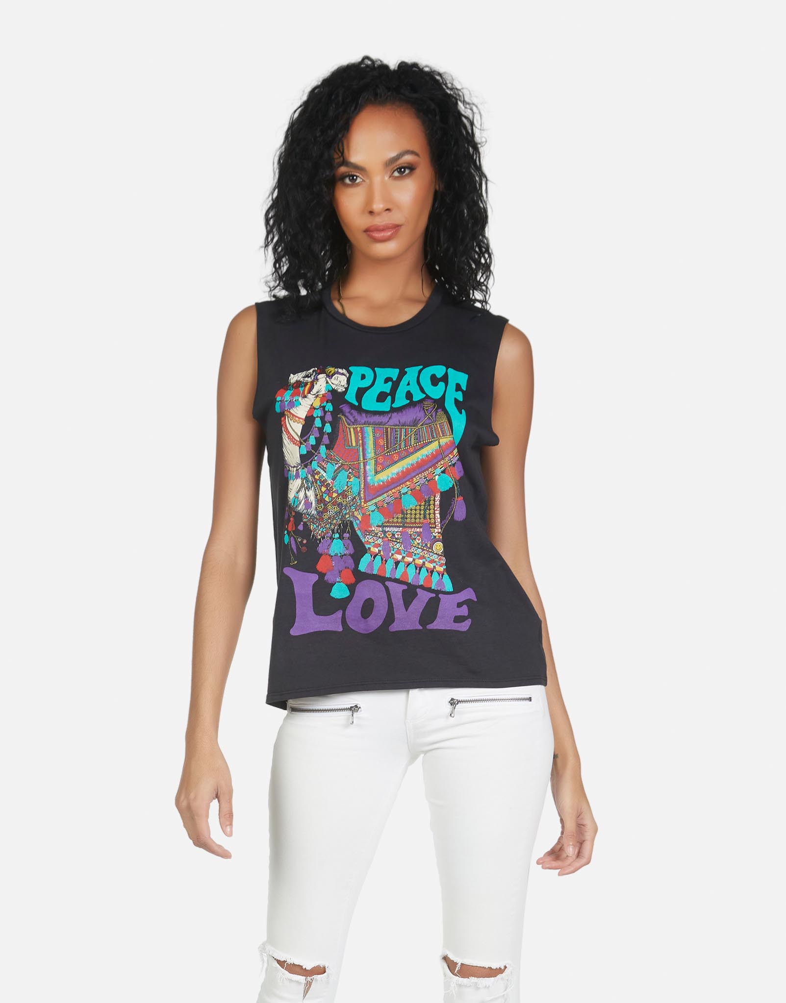 Lauren Moshi Women's Kel Peace Love Camel - 