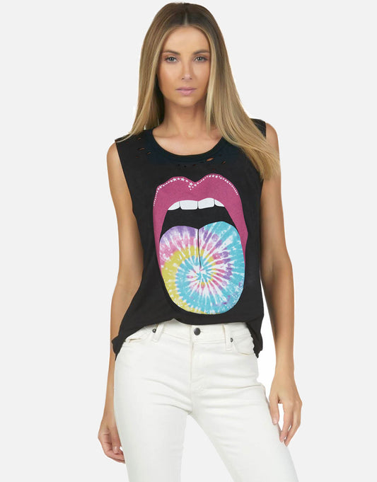 Lauren Moshi Women's Kel Tie Dye Tongue - Onyx