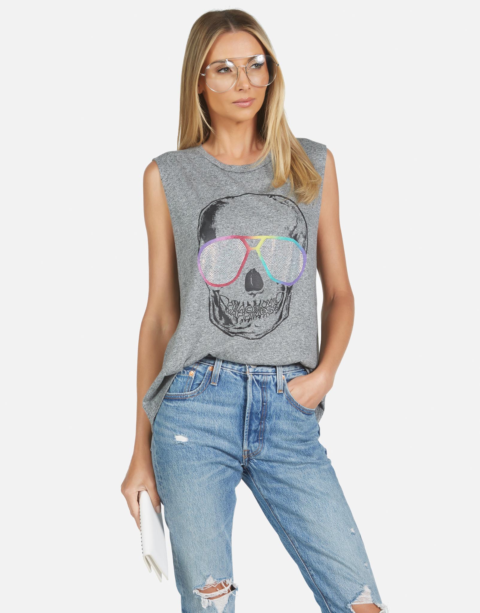 Lauren Moshi Women's Kel Cool Skull - XS