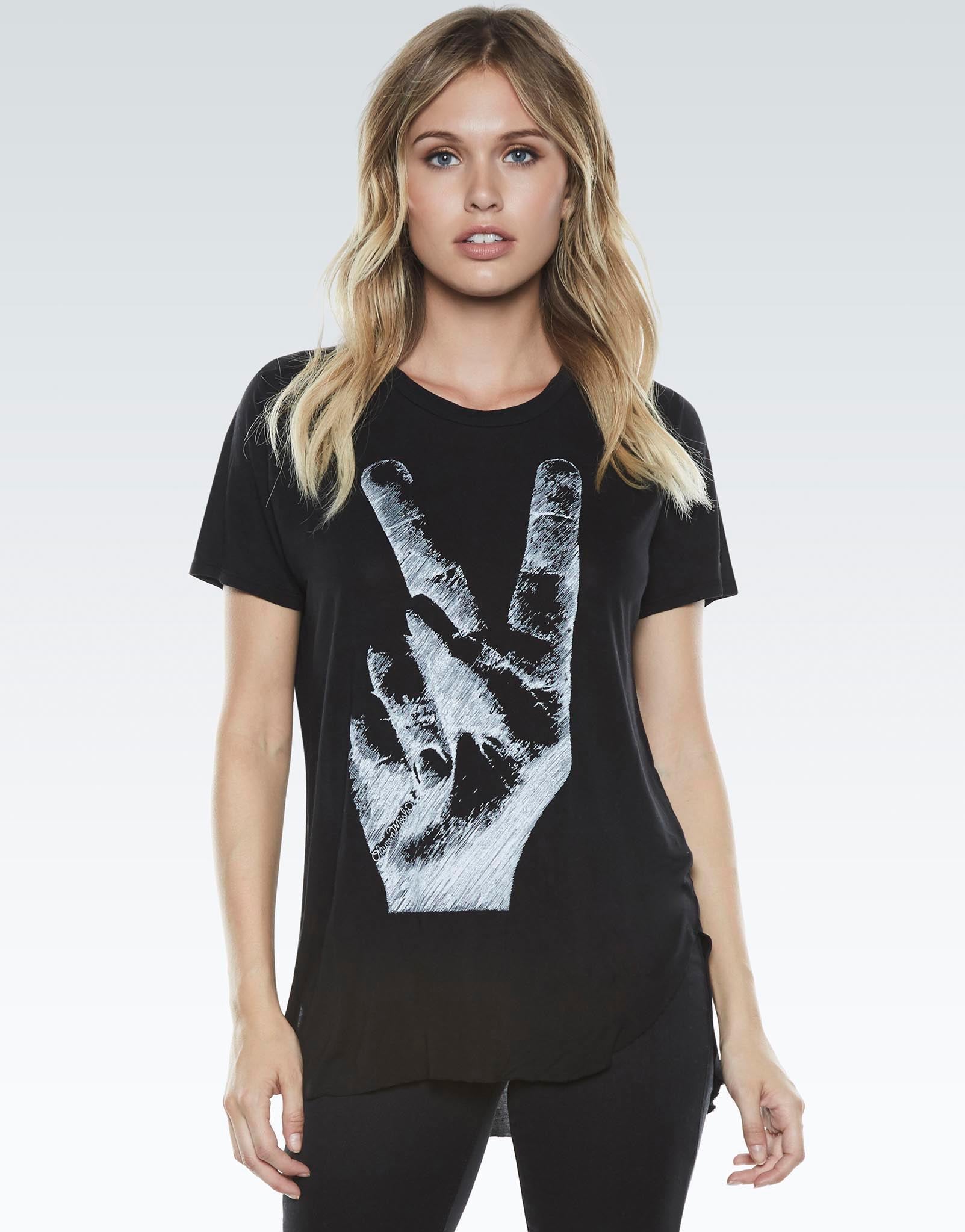 Lauren Moshi Women's Kelis Peace Hand - Black