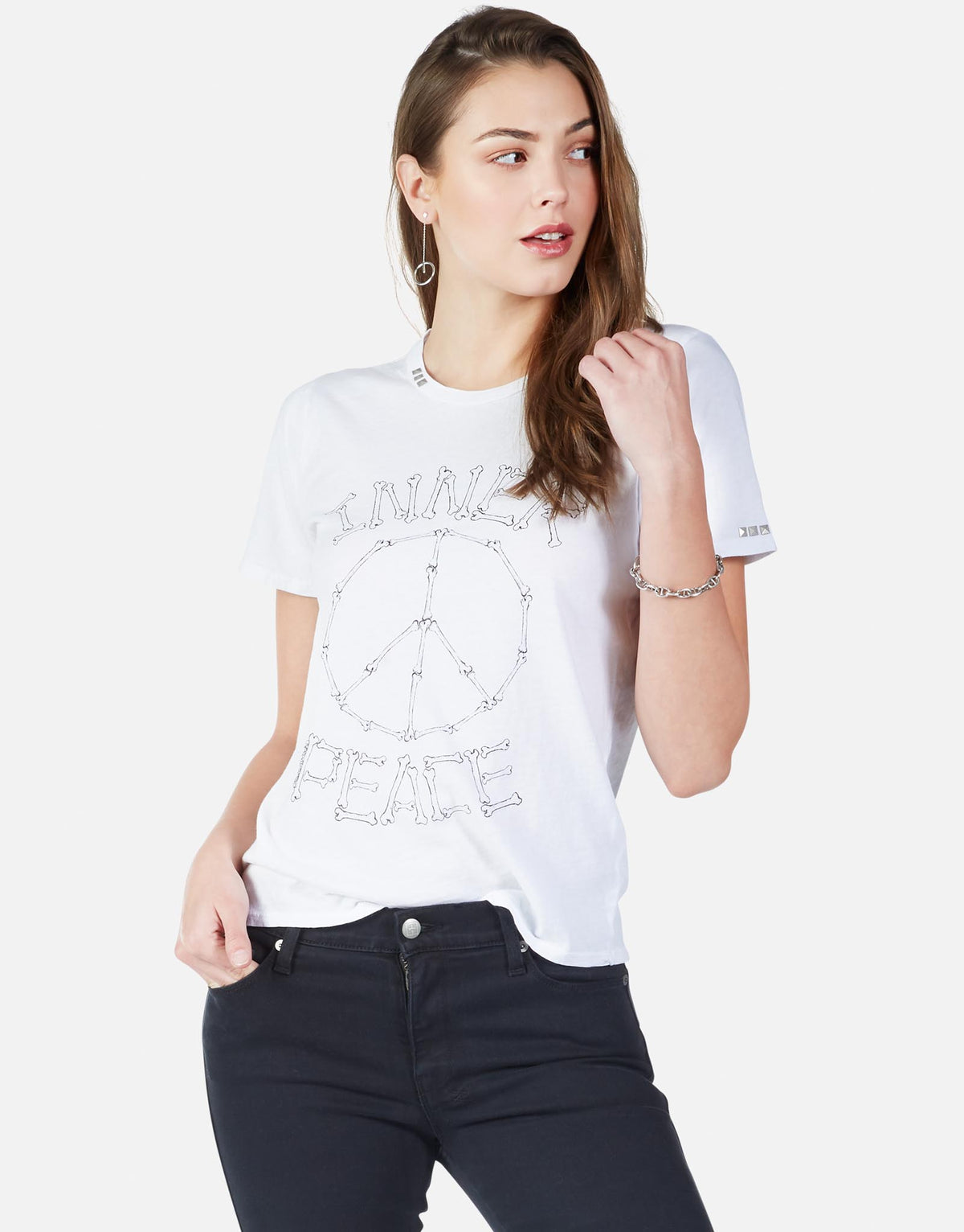 Lauren Moshi Women's Croft Inner Peace - White