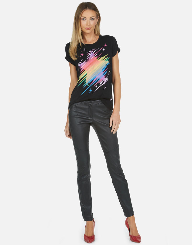 Lauren Moshi Women's Croft Neon Sparkle Star - 