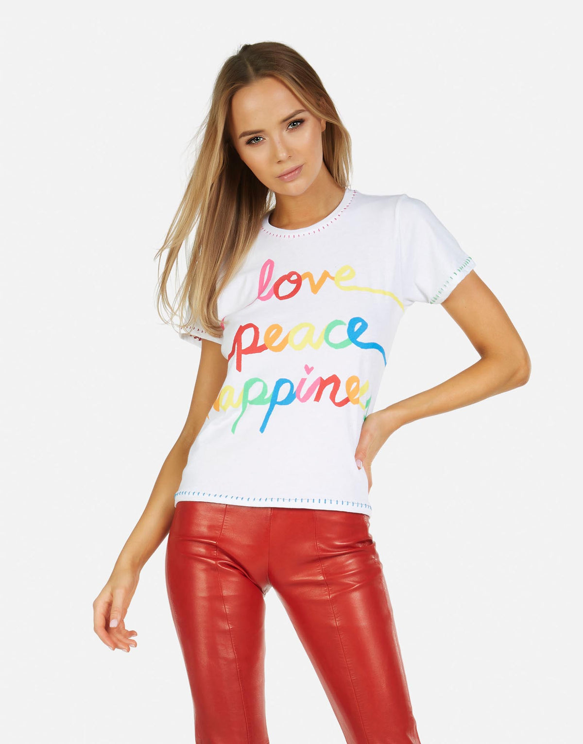 Lauren Moshi Women's Croft Love Peace Happiness - XS