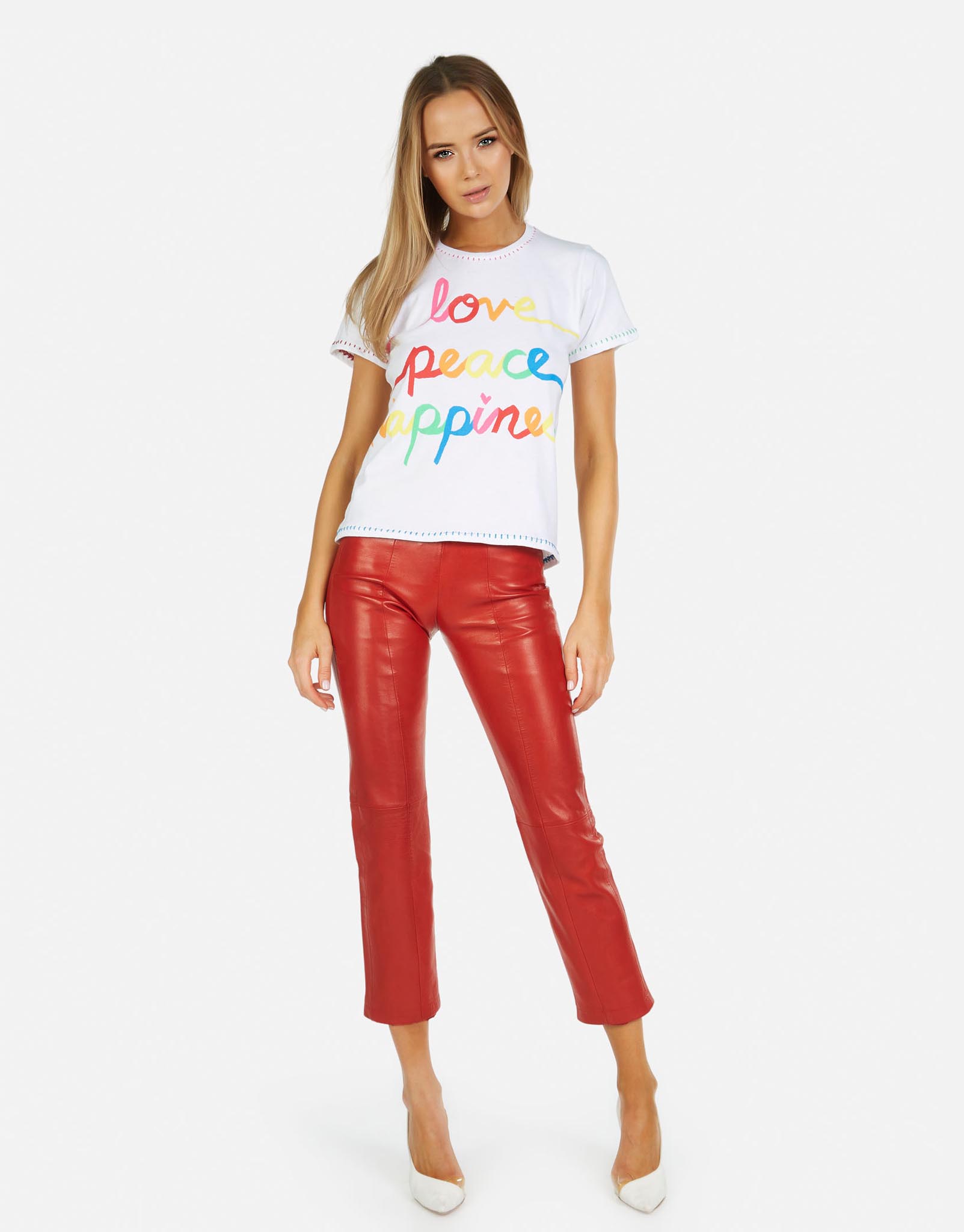 Lauren Moshi Women's Croft Love Peace Happiness - 