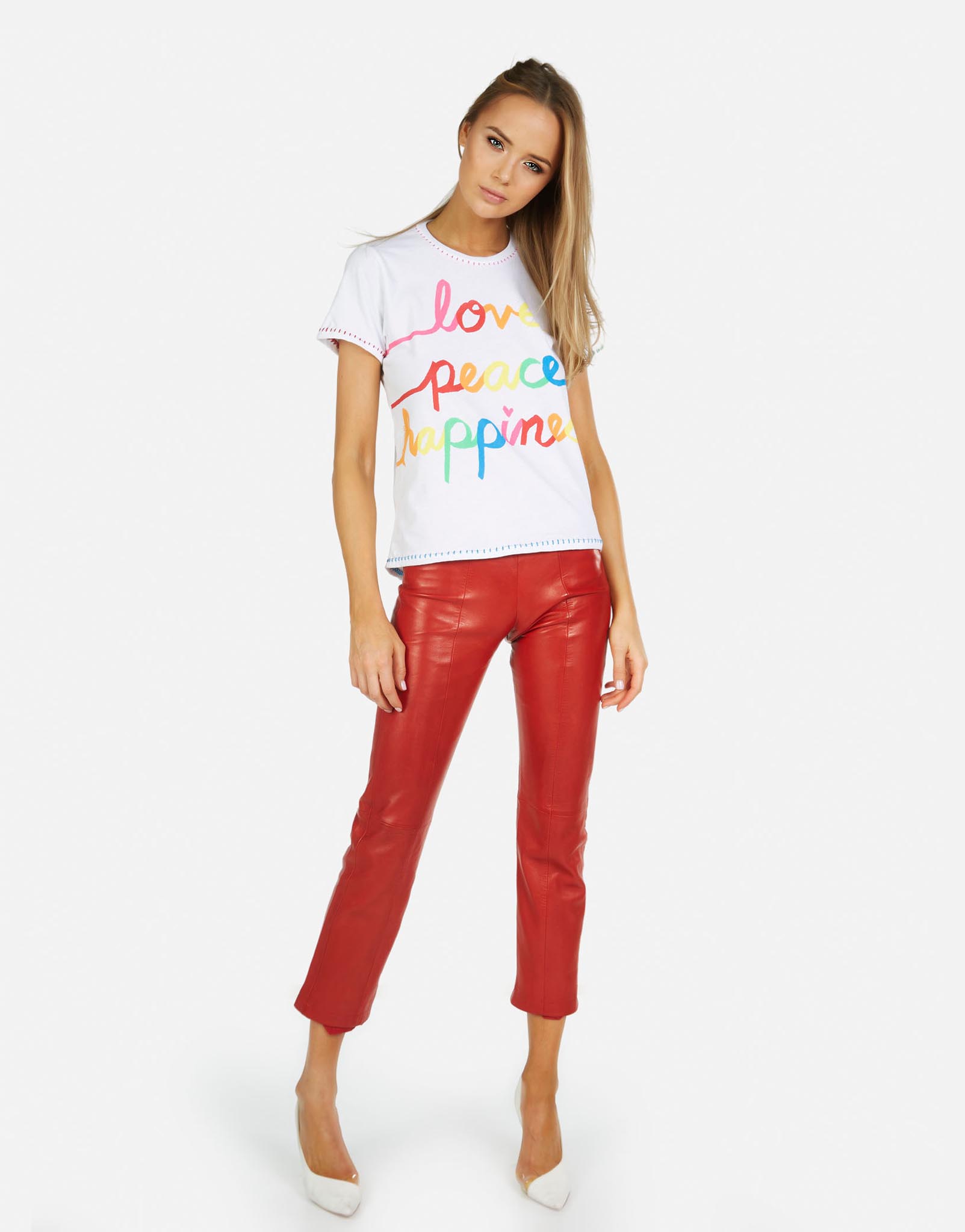 Lauren Moshi Women's Croft Love Peace Happiness - 