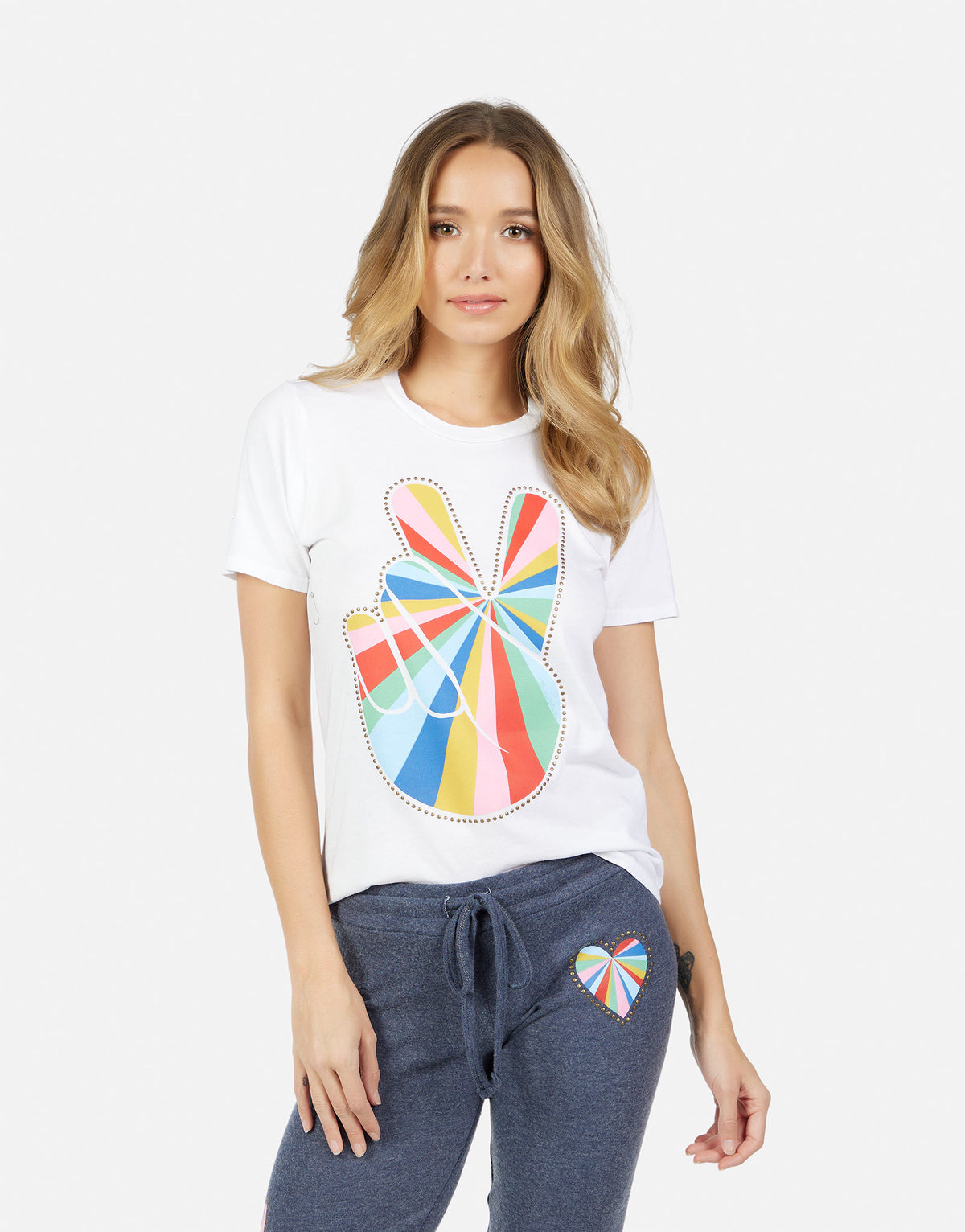 Croft Studded Stripe Peace