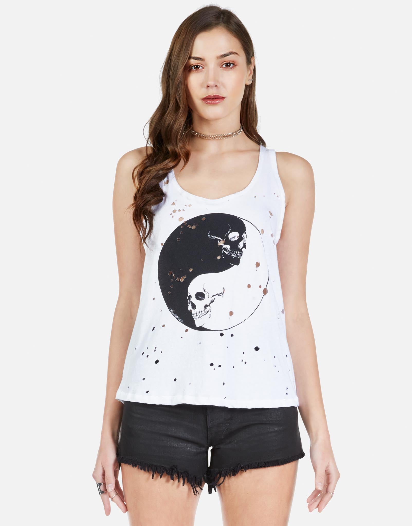 Lauren Moshi Women's Julianna Skull Yin Yang - 