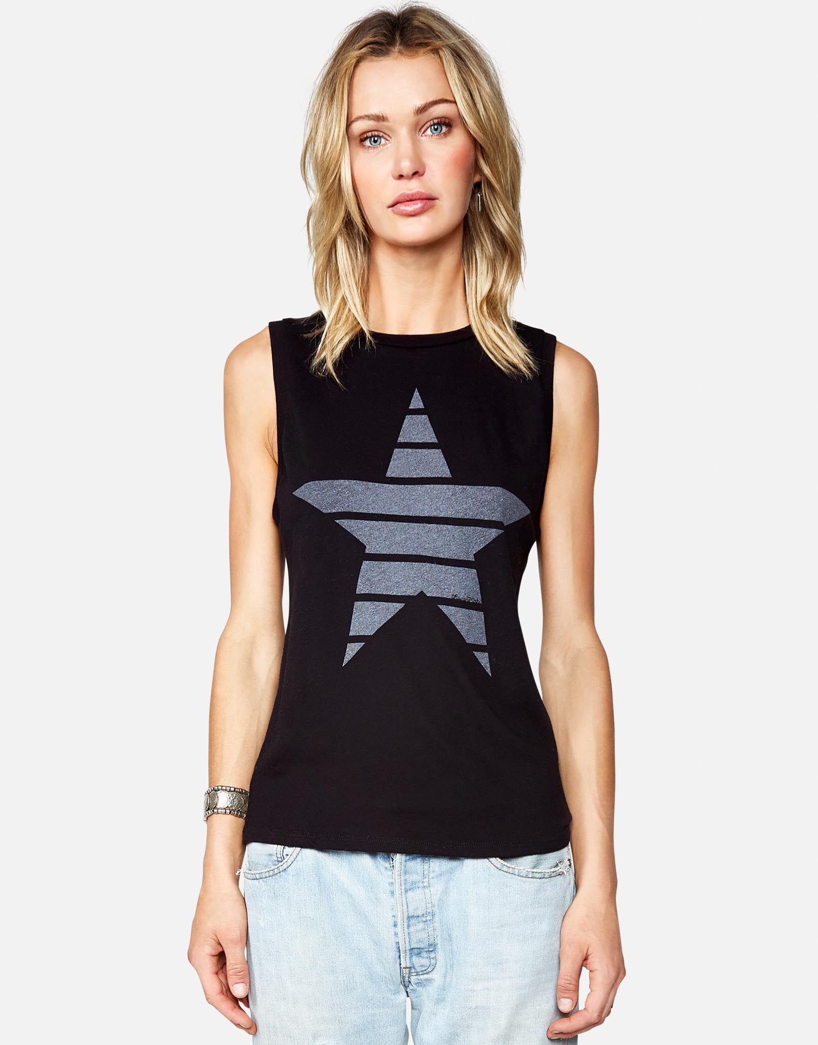 Lauren Moshi Women's Ashlin Classic Stripe Star - 