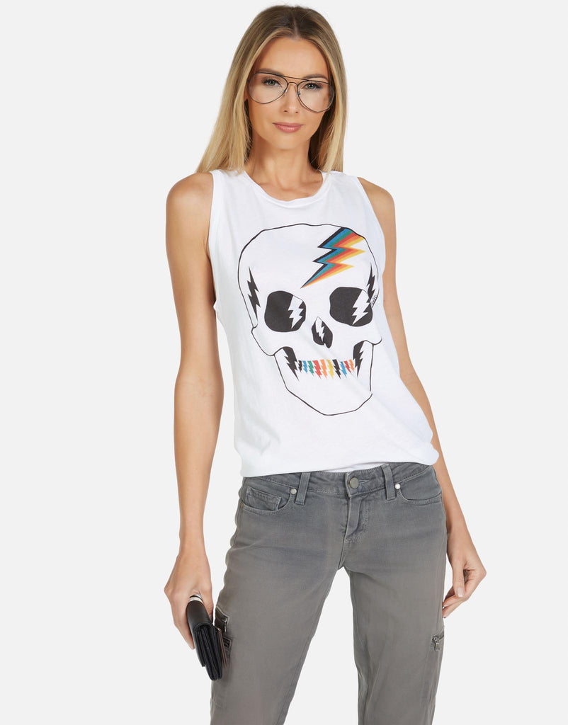 Lauren Moshi Women's Ashlin Electric Skull - XS