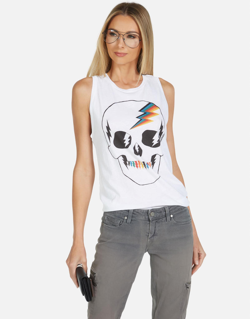 Lauren Moshi Women's Ashlin Electric Skull - 