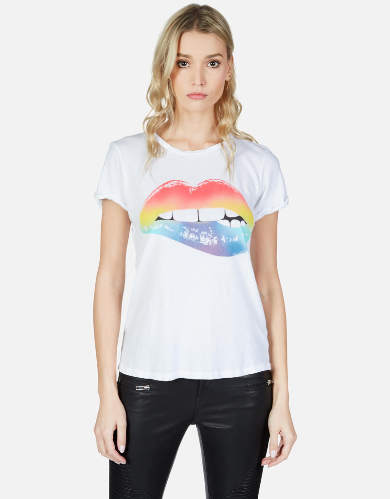 Lauren Moshi Women's Moxie Rainbow Biting Lip - 