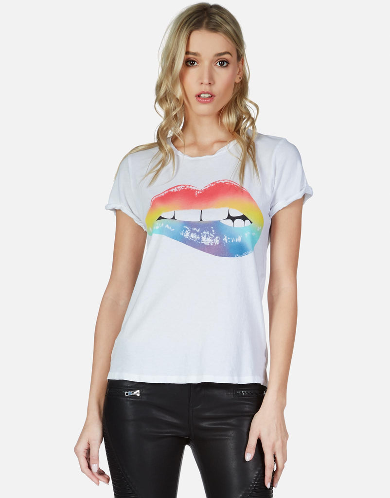 Lauren Moshi Women's Moxie Rainbow Biting Lip - 