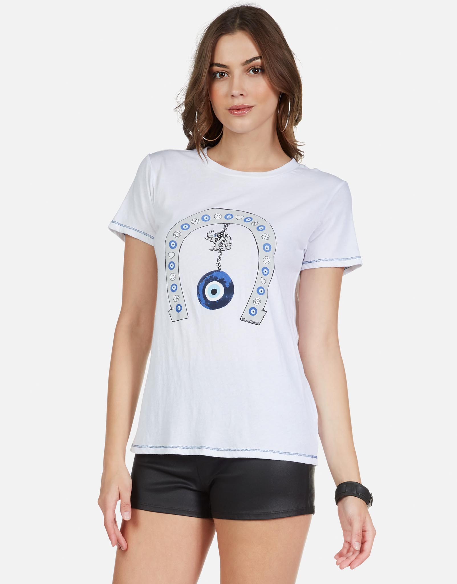 Lauren Moshi Women's Aviana Lucky Eye Horseshoe - 