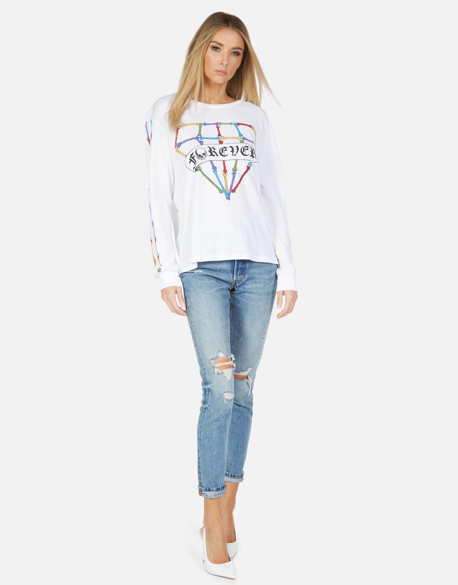 Lauren Moshi Women's Rooney Bone Diamond - 