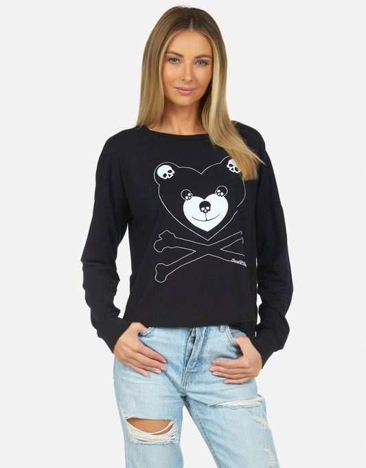 Lauren Moshi Women's Lori Skull Love Bear - 