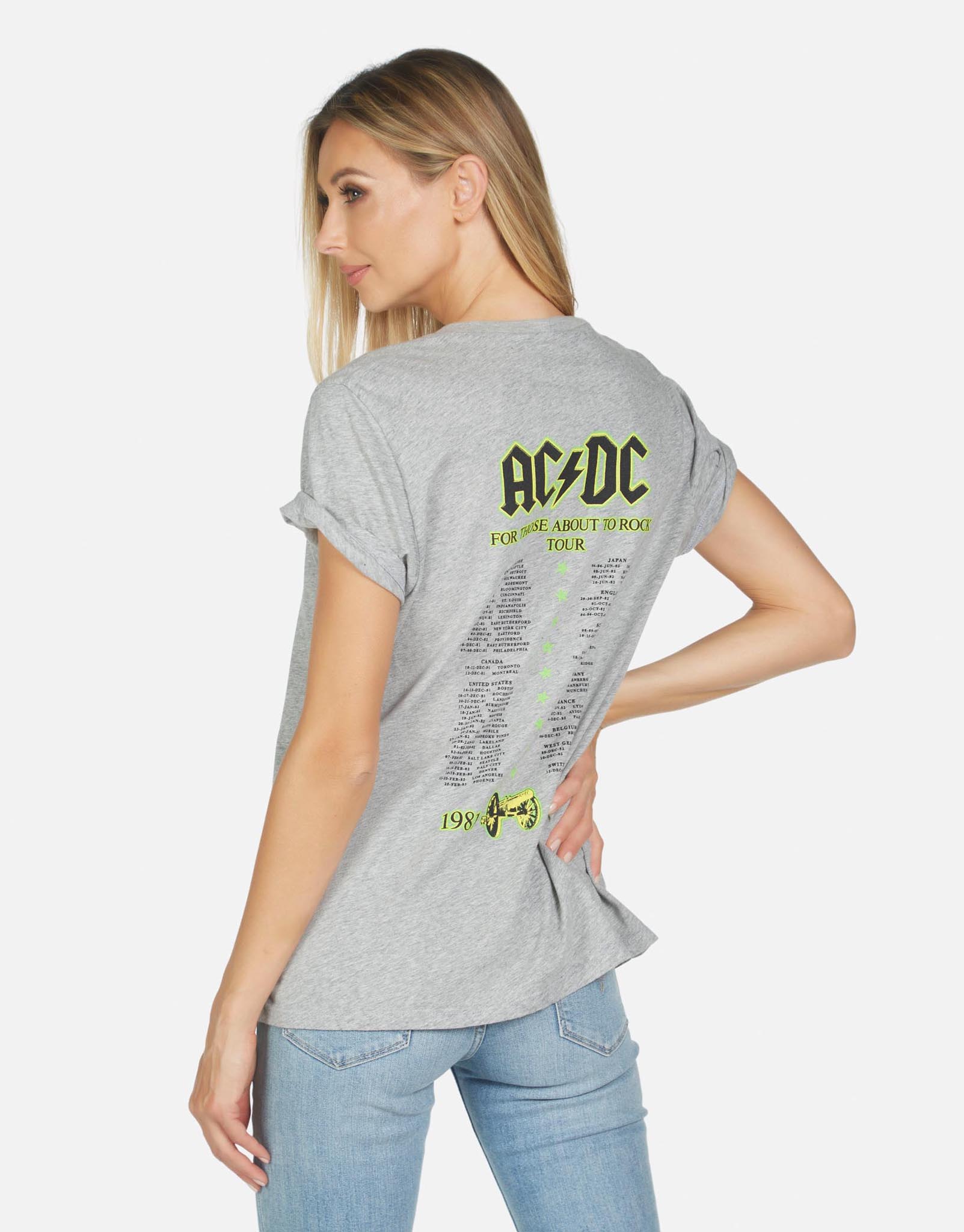 Lauren Moshi X ACDC Women's Jordana AC/DC Neon Stud - 