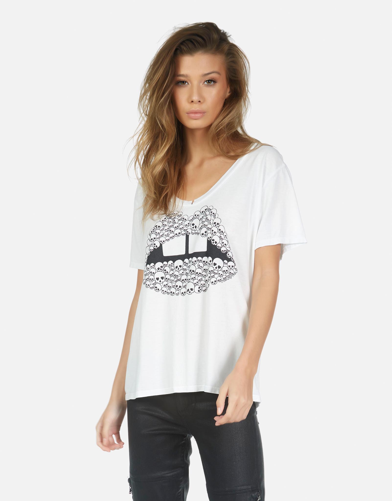 Lauren Moshi Women's Elara Skull Lip - 